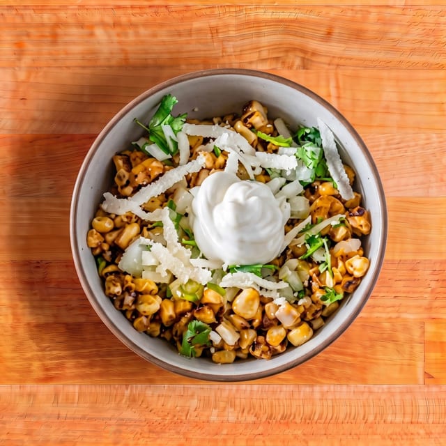 Mexican Corn Esquites.