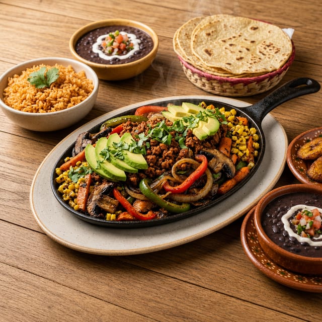 Fajitas Vegetarian.